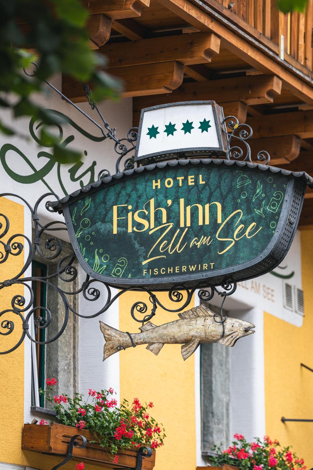 Fish'Inn Zell - Hotel Fischerwirt Цел ам Зее Екстериор снимка